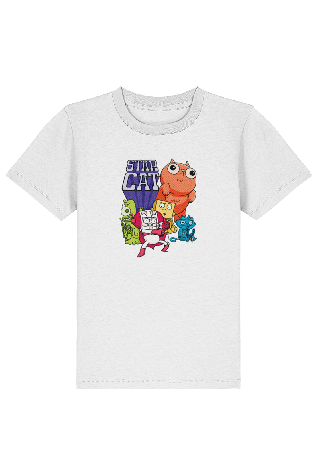 Star Cat Groupshot kids t-shirt