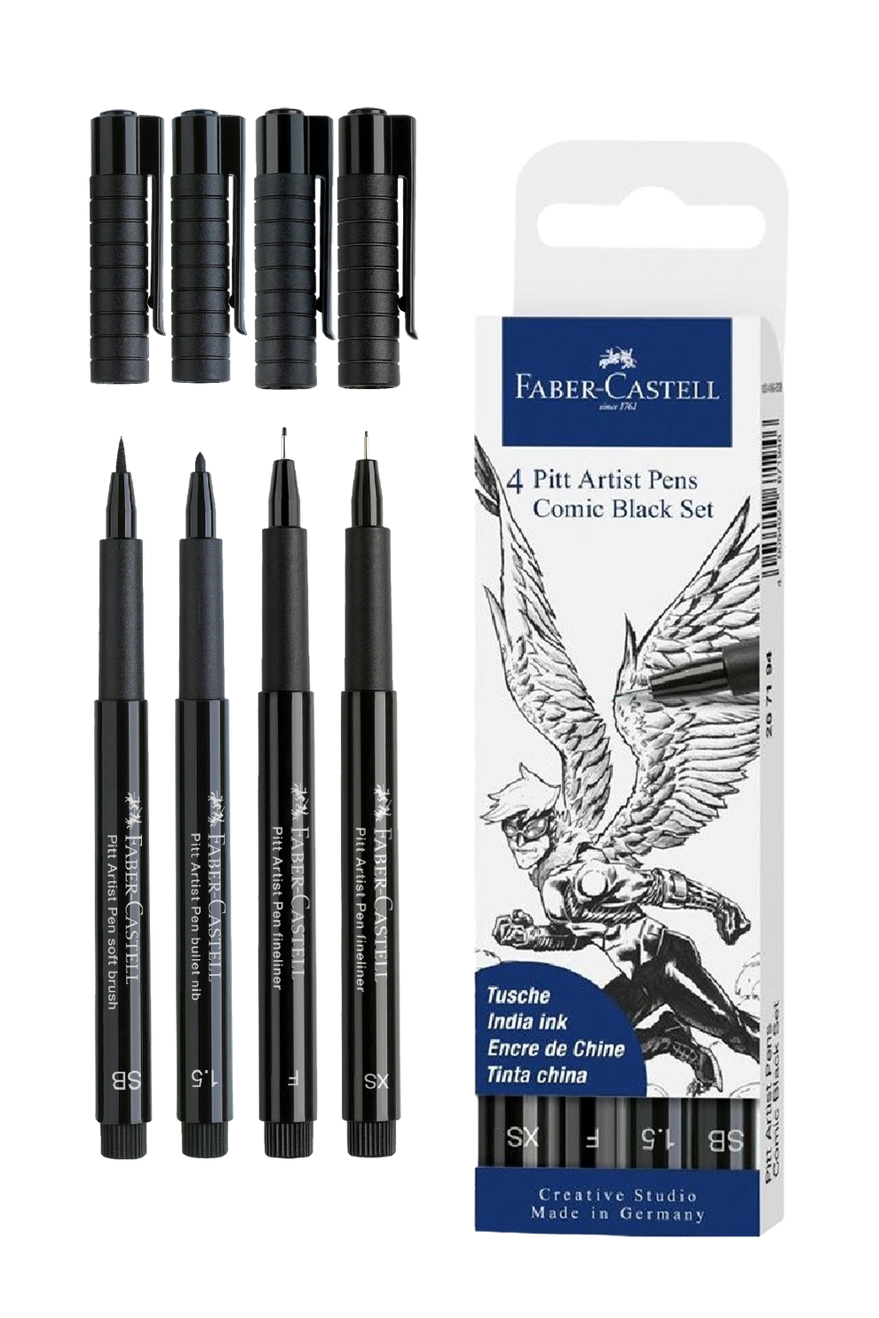 FaberCastell Pitt Artist Pen Comic Inking Set The Phoenix Shop