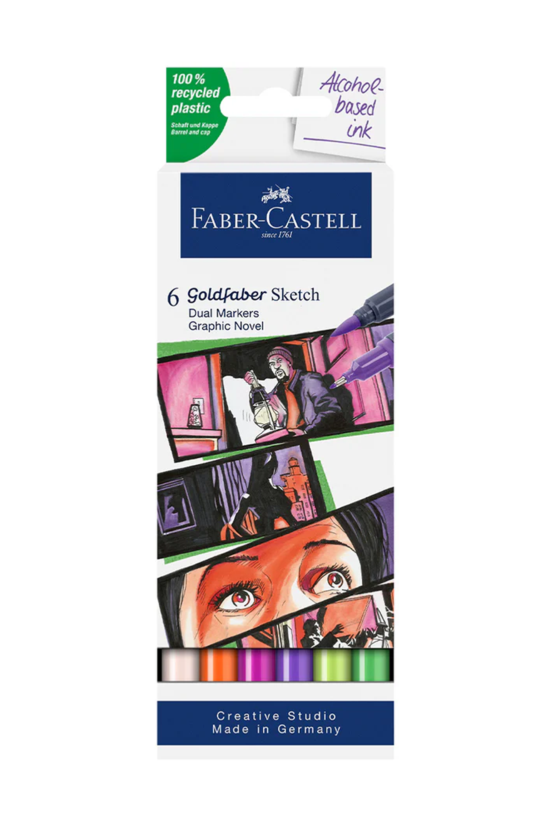 Goldfaber Sketch Marker Graphic Novel (x 6)