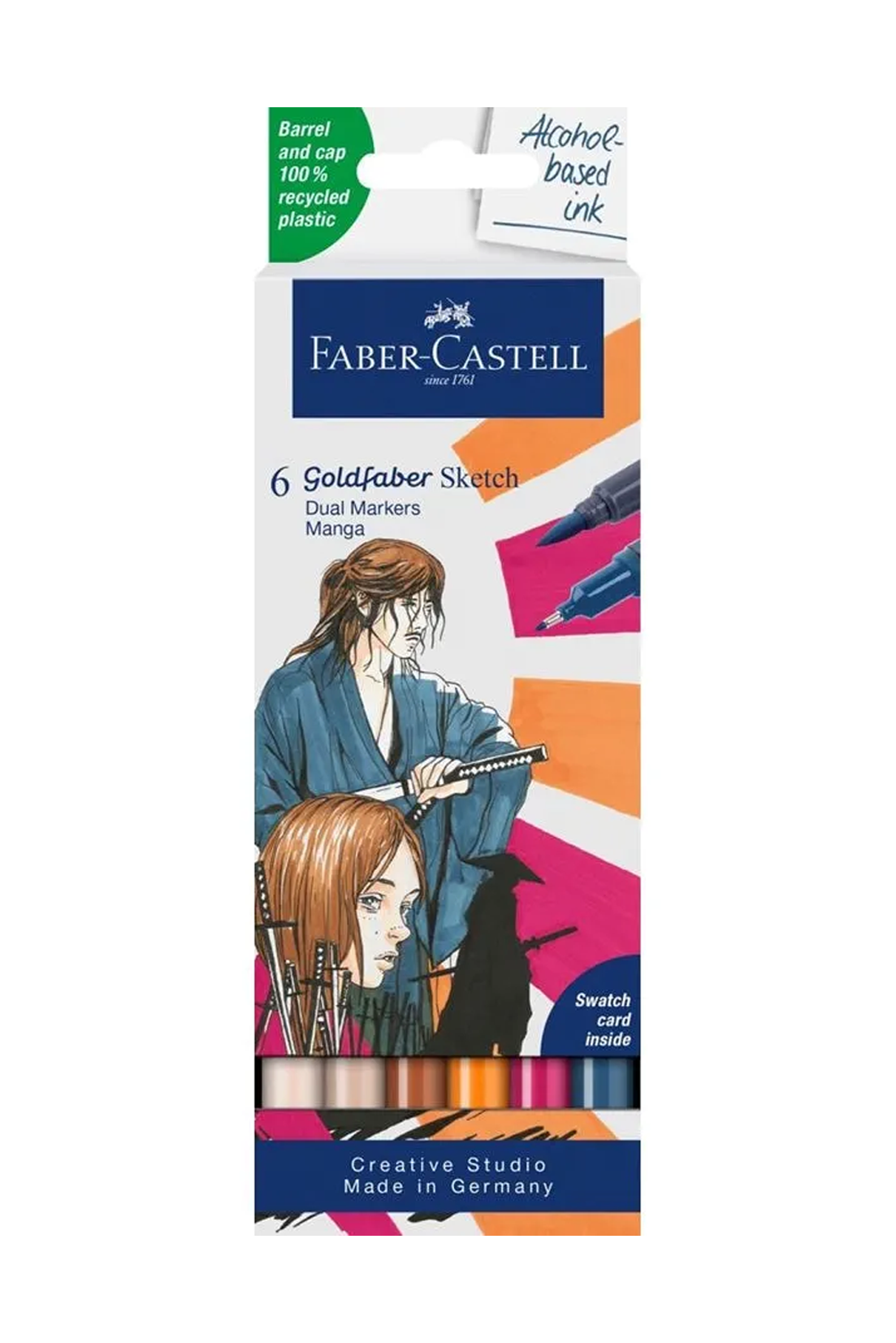 Goldfaber Sketch Marker Manga (x 6)