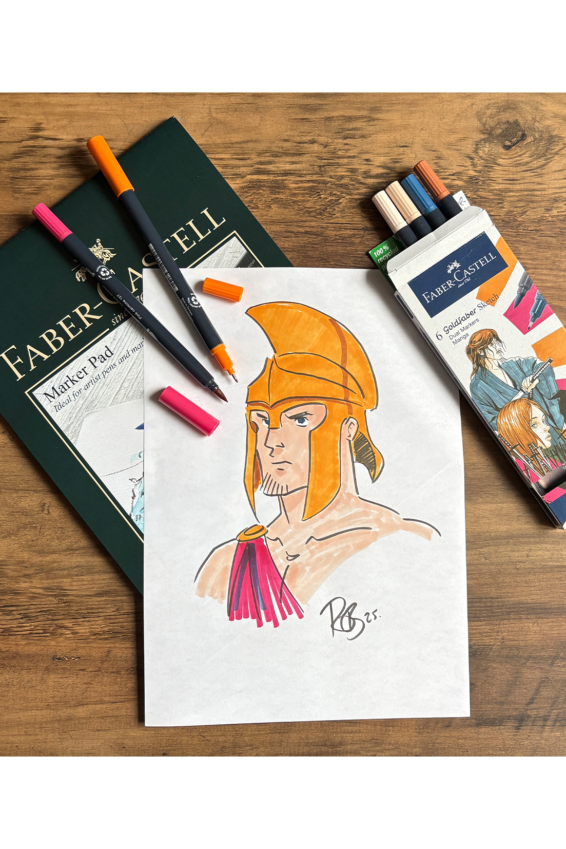 Goldfaber Sketch Marker Graphic Novel (x 6)