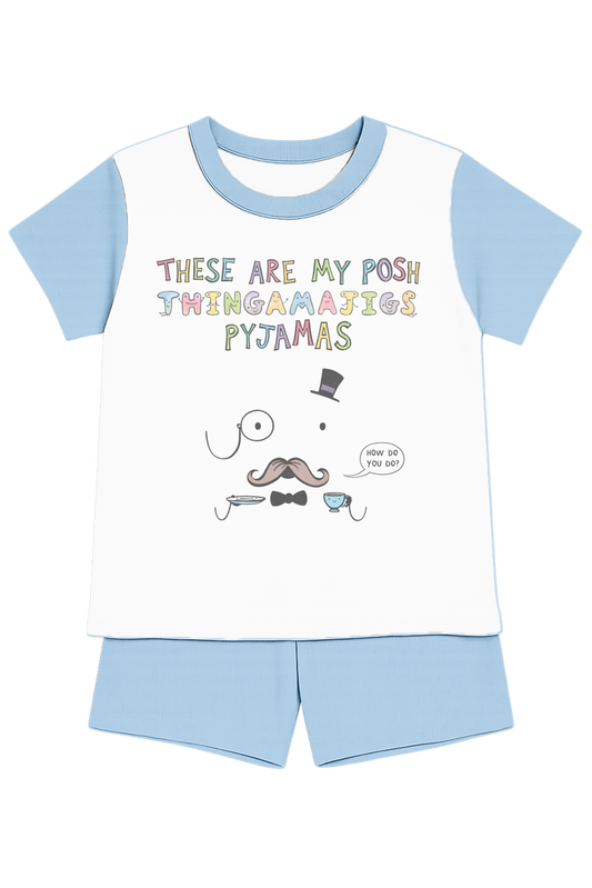 Thingamajigs "These are my posh pyjamas" kids pyjamas