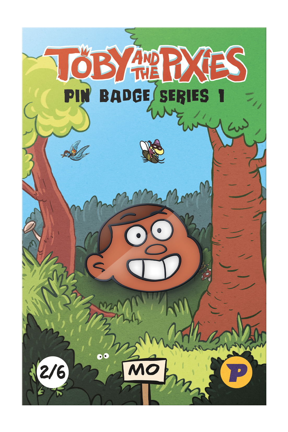Toby and the Pixies Mo pin badge