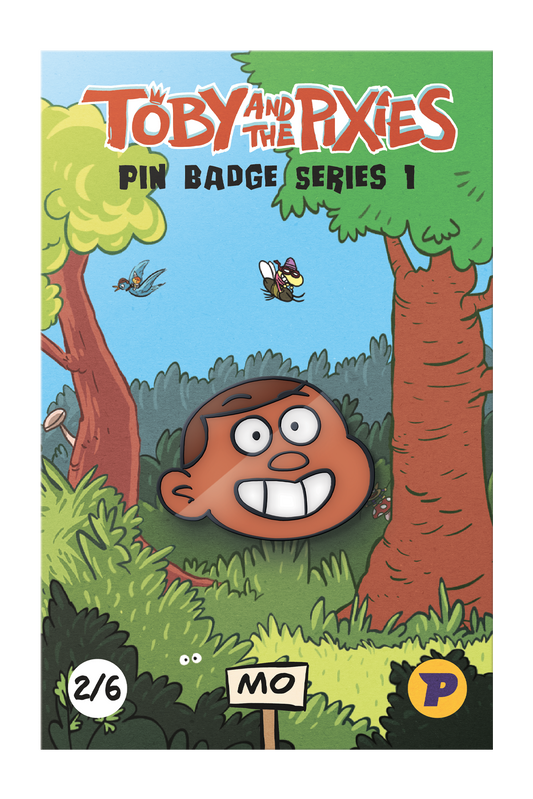 Toby and the Pixies Mo pin badge