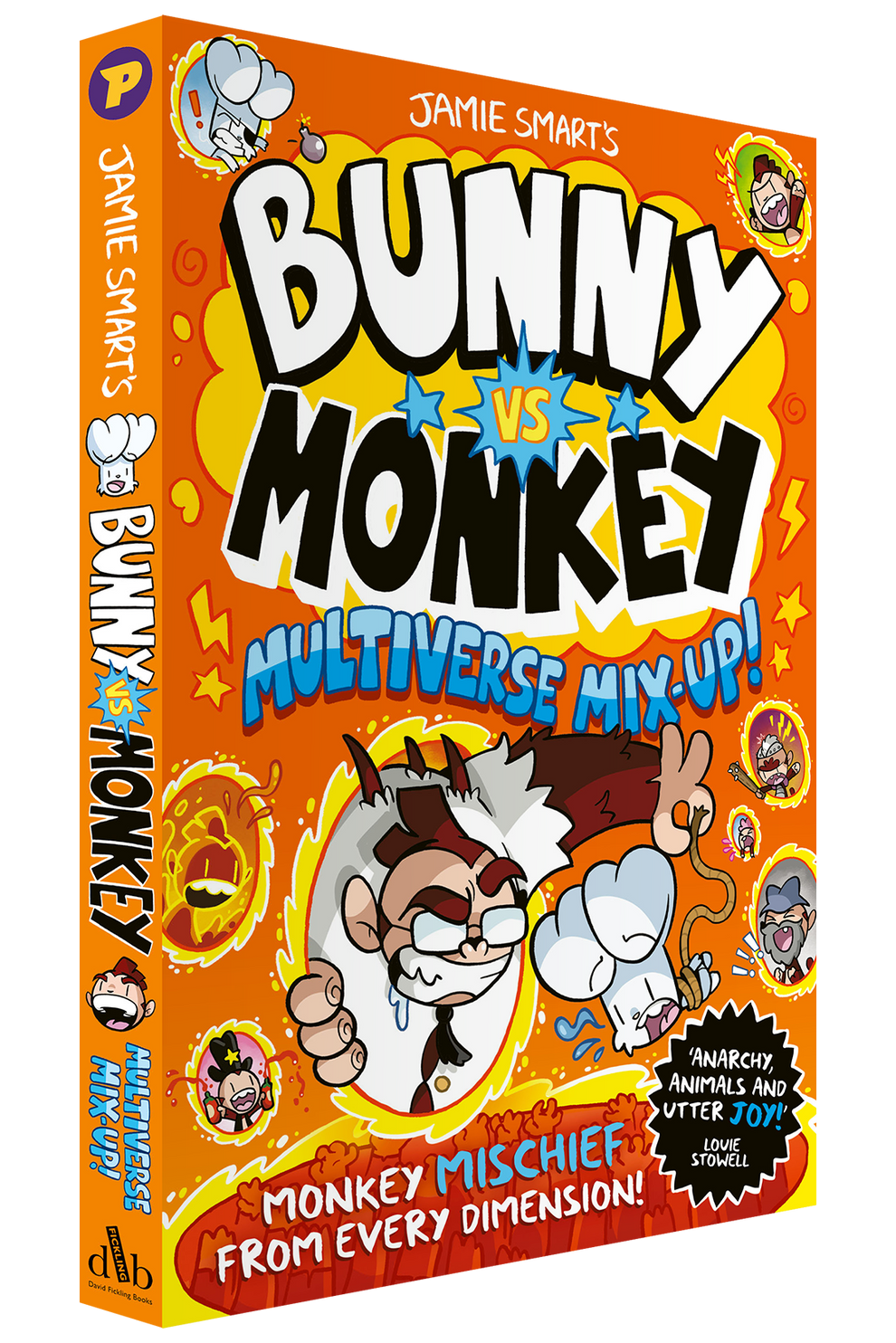 Bunny vs Monkey Multiverse Mix-up! by Jamie Smart – The Phoenix shop