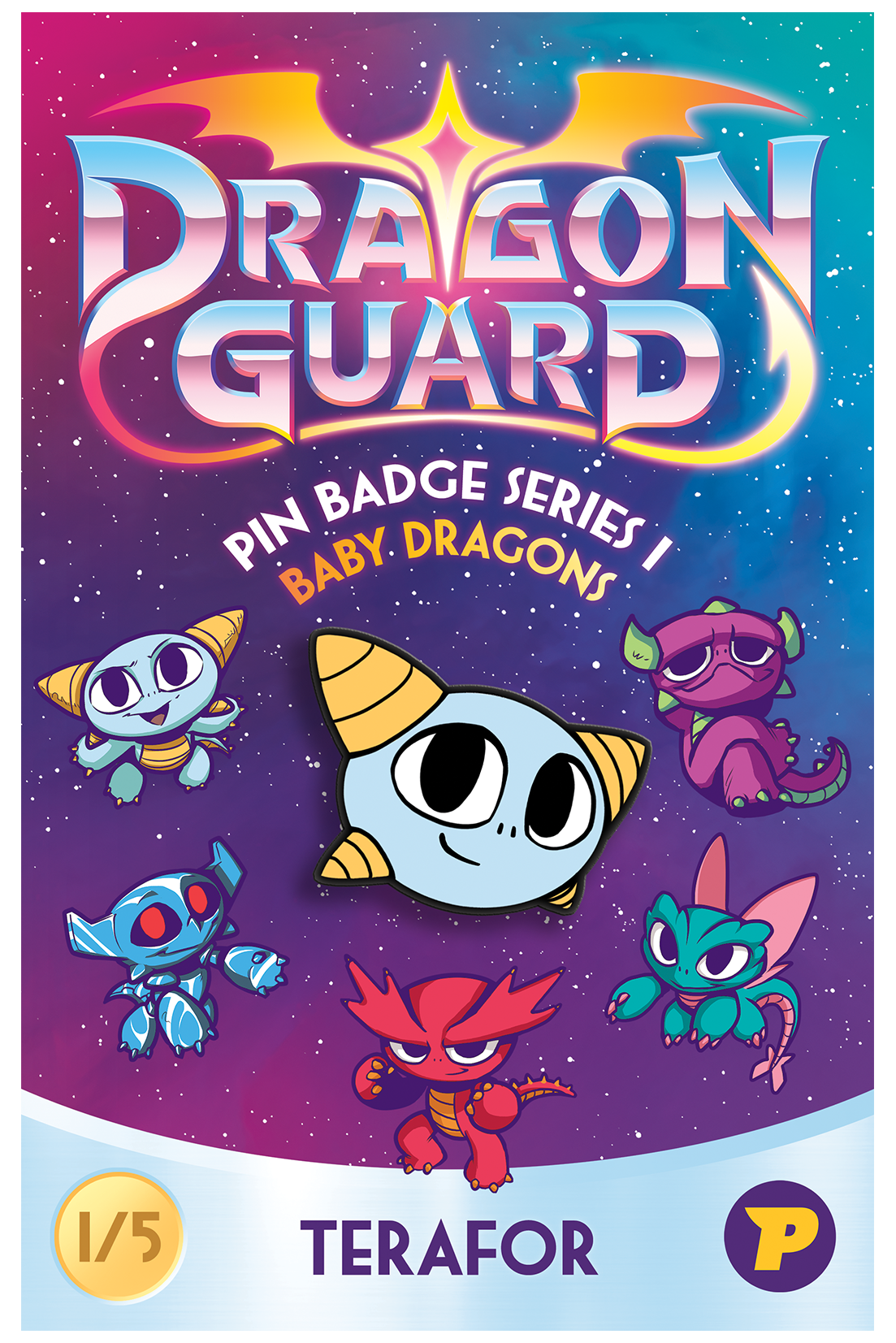 Dragon Guard Baby Terafor pin badge